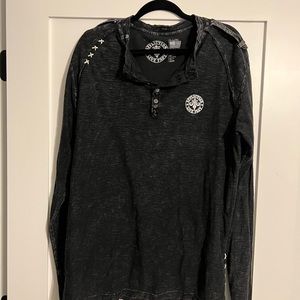 Mens affliction long sleeve tshirt